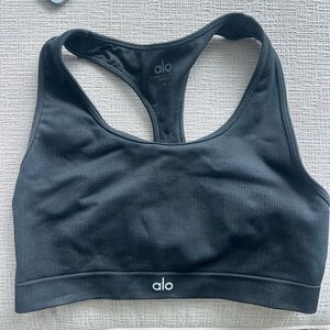 Alo Black Racerback Sports Bra